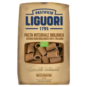 Liguori Mezzi Rigatoni Pasta Integrale &ndash; 500 gr
