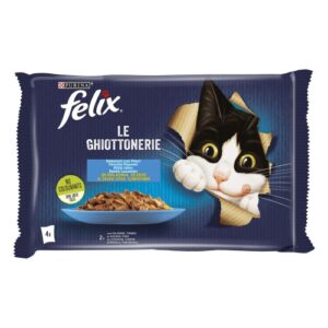 Felix Le Ghiottonerie Salmone e Tonno Multipack 4 x 85 g