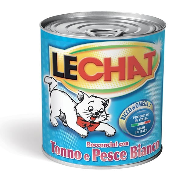 Le Chat Bocconcini Tonno e Pesce Bianco 720 g
