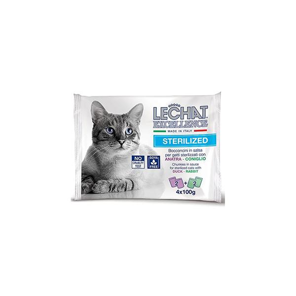 Le Chat Excellence Adult Anatra e Coniglio 4 x 100 g