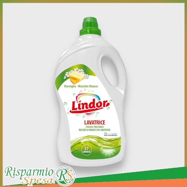 Lindor Lavatrice Liquido Marsiglia 4 L