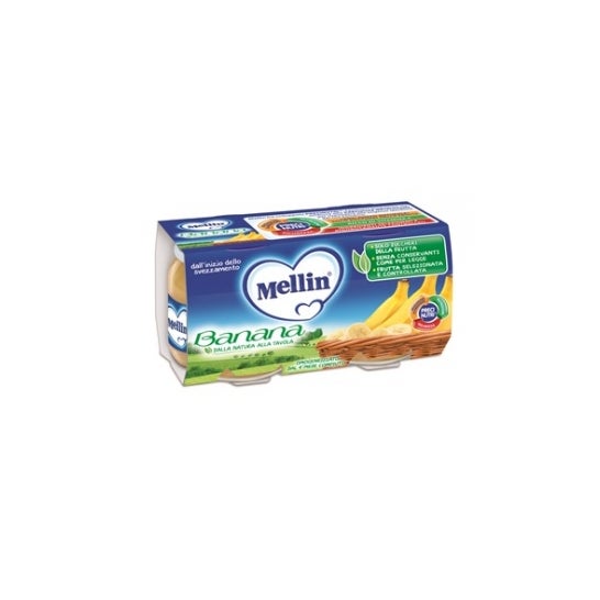 Mellin Omogeneizzato Mela/Banana 2 x 100 g
