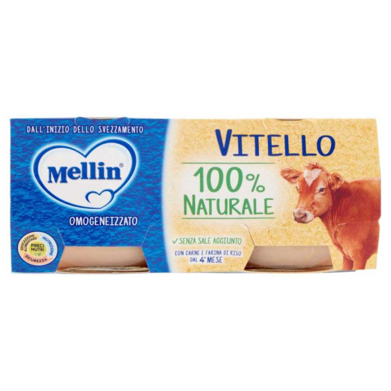 Mellin Omogeneizzato Spigola 2 x 80 g