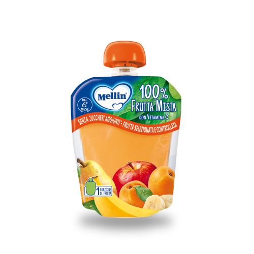 Mellin Pouch Frutta Mista 90 g