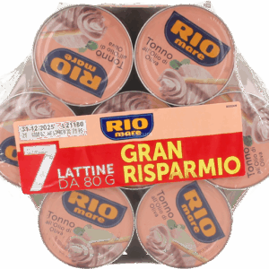 Riomare Tonno in Olio di Oliva 7 x 80/52 g