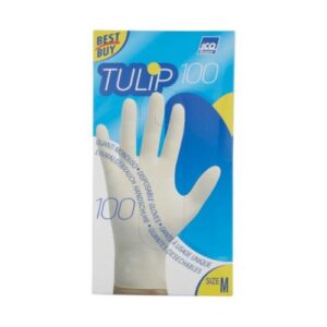 Tulip Guanti Monouso Lattice Talcati Taglia M x 100